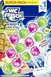 WC FRISCH Kraft Aktiv Duftspüler Hawaii (150 g), WC Reiniger für Reinigung bei jeder...