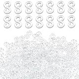 1500 Stück Loom Verschlüsse S Clips Webstuhl Armbandhaken Durchsichtige Kunststoff...