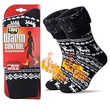 JARSEEN Warme Winter Thermosocken mit Vollplüsch und Wolle Dicke Weiche Stiefel Socken...