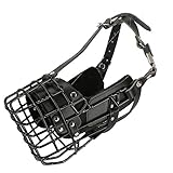 Dingo Gear Gummierte metallmaulkorbe K9 Groß für Hund Deutscher Schäferhund...