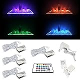 BASON LED Glasbodenbeleuchtung, Glaskantenbeleuchtung, LED Vitrinenbeleuchtung RGB...