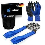 LEXFORD® Handkettensäge - Extrem Scharf & Langlebig - Schutzhandschuhe zum Outdoor...