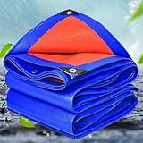 Plane & Schutzplane 2.8 x 3.9 m Pe 200G M² LKW Plane mit Ösen Wasserdicht mit Ösen mit...