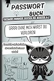 Passwort Buch: Passwort Manager Deutsch mit A-Z-Register, Platz für 312...