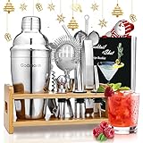 Cocktail Set, Godmorn Edelstahl Cocktail Shaker Set, 15 Teiliges Barkeeper Set...