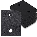 4 Stück 9164761 Trockner Filter für Miele T1 Serie Wärmepumpentrockner, Fein/Grob 207 x...