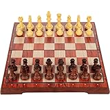 MAXEZE Internationales Schach Magnetic Folding Schach-Set, tragbares...