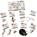 Knobelspiel Klassiker Sets - 8 Geschicklichkeitsspiele in Geschenkverpackung - incl....