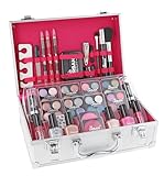 LOVE URBAN BEAUTY Veganes Glänzender Schminkkoffer - 60-teiliges Schmink- und...