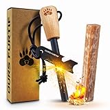 Survival Feuerstein - Feuerstahl XL 10mm - Über 15 000 Anwendungen - Hochwertiges...