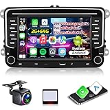 2G+64G Autoradio für VW Volkswagen Jetta Passat Seat Golf Tiguan Skoda Polo, 9 Zoll...