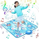 LEAPRCSTORE Tanzmatte Spielzeug für Kinder, Frozen Musikmatte mit 6 Spielmodi |...