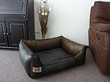Hundebett Hundesofa Schlafplatz Kunstleder Similpelle Farbe und Größe wählbar...