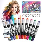 Magicat Premium Haarkreide für Mädchen Set I 10 Haarkreide Farben & 5...