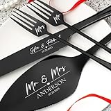 Tortenmesser und Servier-Set, personalisierbar, personalisierbar, für Geburtstagskuchen,...