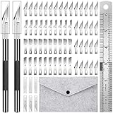 Yokomu 64 Teiliges Exacto Messer, PräZises, Anspruchsvolles Hobby Messer Set mit Klingen,...