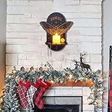 Weihnachtswanddekoration, Wolf, Altarständer, Wand, kreativer Kerzenständer, Anhänger,...