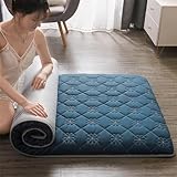 Japanische Boden-Futon-Matratze, aufrollbar, faltbar, Thai-Bett für Boden,...