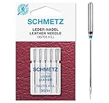 SCHMETZ | 5 Nähmaschinennadeln | Leder LL | 130/705 H LL | Nadeldicke 90/14 |...