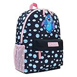 Disney Stitch Kinder Rucksack, Geräumig School Bag mit Verstellbaren Trägern,...
