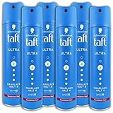 6 er Pack Taft Haarlack Ultra 4 6 x 250 ml