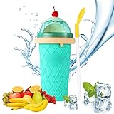 Slush Becher, Slushy Maker Becher, Silikon Squeeze Slush Becher, Wiederverwendbarer Slush...