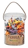 Terra 60-teilig Dinosaurier Figuren Sammlung Dinos Spielzeug Set – Tyrannosaurus Rex,...