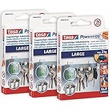 Powerstrips Large im 3er Pack - Doppelseitige Klebestreifen zur Montage von Gegenständen...