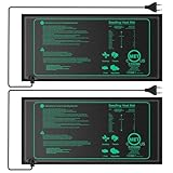 Xiexieni 2 Stück Sämling Heizung Matte, 20 Watt Heizmatte Pflanzen, Zimmergewächshaus...