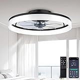 DWDVBL 40cm Deckenventilator Mit Beleuchtung 48W 220V Dimmbare Deckenleuchte Mit...