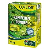 Euflor Koniferendünger 2,5 kg•Organisch-mineralischer NPK-Dünger 5+4+6 mit...