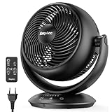 EasyAcc Ventilator Leise, 25dB Tischventilator sehr Leise, 90° Auto-Oszillation...