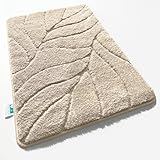 Floordirekt Badteppich - extra flauschig & schnelltrocknend - Badezimmerteppich...