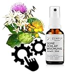 ZIMPLY NATURAL® personalisiertes Schlaf-Spray, pflanzliches Mittel bei Schlafstörungen,...