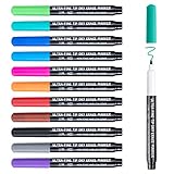maxtek Folienstift Abwischbar, Whiteboard Marker trocken korrigierbar, Feiner...