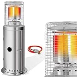 KESSER® Heizstrahler Gas KE12 Heizpilz für Terrasse Terrassenheizer...
