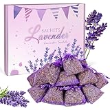 Scent-Hi 20 Säckchen Lavendelsäckchen, Lavendel Duftsäckchen, 8g Lavendelknospen,...