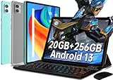 XUEMI Tablet 10 Zoll 20GB RAM + 256GB ROM (TF 1 TB), 2-in-1 Tablet Mit Tastatur...