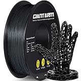 GIANTARM ABS Filament 1.75mm, 3D Drucker filament 1kg Rolle, Schwarz