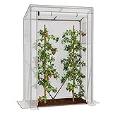 Amopatio Tomatengewächshaus, Gartengewächshaus mit verstärkter...