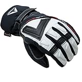 ATTONO Skihandschuhe V01 Ski Snowboard 3 in1 Leder Handschuhe mit Innenhandschuh...