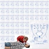 50 Stück Gesichtsschutz, CPR/Beatmungsmaske zur Persönlichem Schutz, Gesichtsschutz zum...