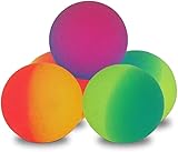 10x Flummi Frost 27 mm Springball Flummis Dopsball Gummiball Lachgesicht...