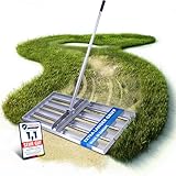 Schwanfeld® [80x30cm] Rasenrakel [LANGLEBIG & ROBUST] - inkl. 1,4m Stiel aus...