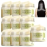 Glättungsmaske mit tiefenwirksamem Kollagen, pflegende, feuchtigkeitsspendende Haarmaske...