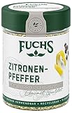 Fuchs Gewürze - Zitronenpfeffer Gewürz - Gewürrzubereitung für Lachs, Zander und...