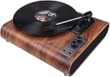 VOKSUN Plattenspieler Bluetooth,Vinyl Plattenspieler,Plattenspieler mit...