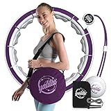 Smart Hula Hoop Reifen Erwachsene - Einstellbare Hullahub Reifen zum Abnehmen, Hoola Hoop...