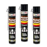 Isolbau Montageschaum mit Aussprührohr - PU-Bauschaum für Montage, Isolierung,...