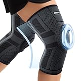 CAMBIVO Kniebandage Männer Damen X2 mit PMMA Stabilisatoren & Patella-Polster,...